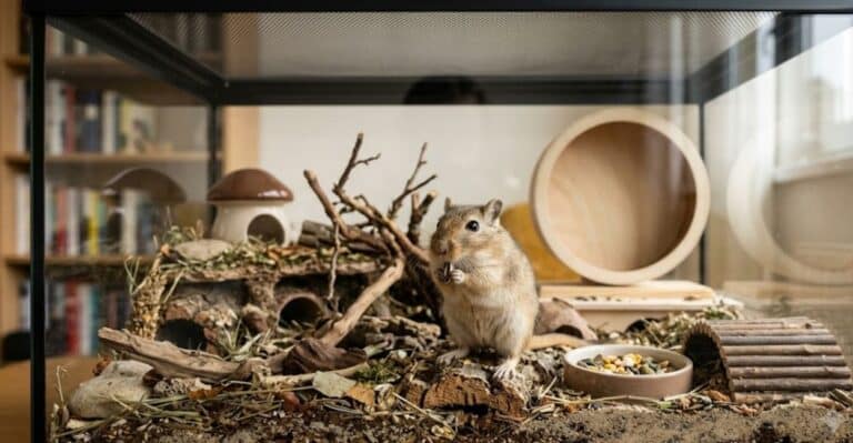 gaiola para gerbil