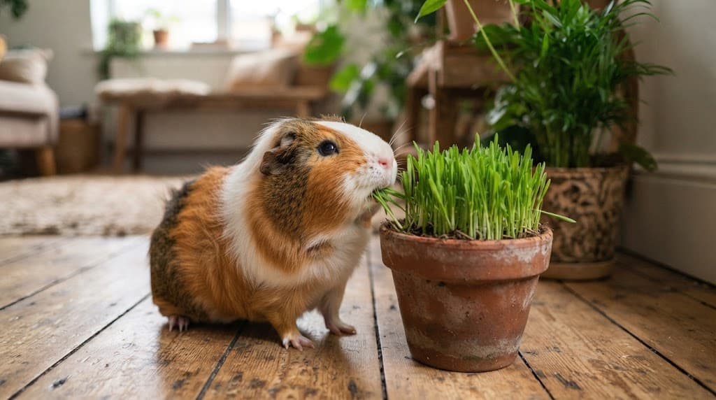 plantas seguras para porquinho-da-india